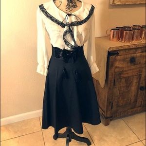 Bundle Two Black Skater Skirts